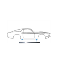 BAS DE CAISSE CHROME